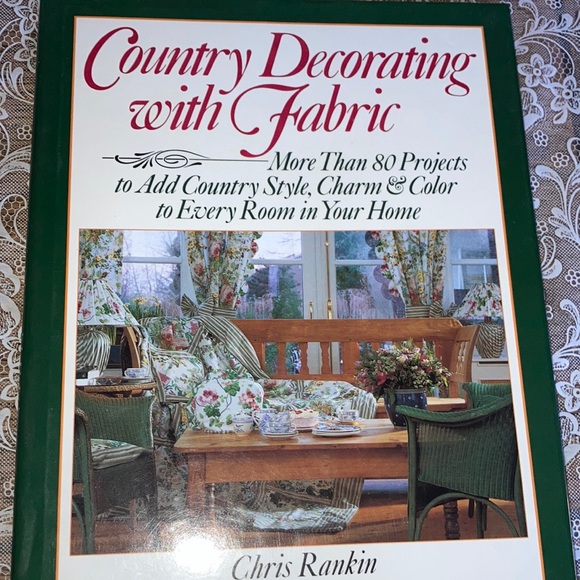 COUNTRY DECORATING with Fabric book by Chris Rankin.  $13 - Picture 1 of 8